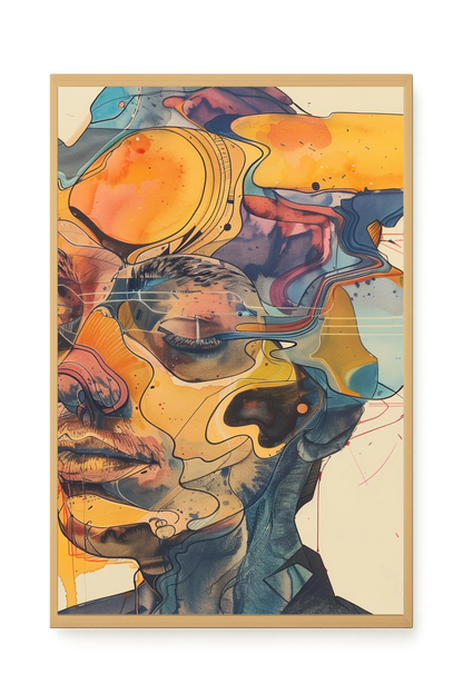 Layered Consciousness Canvas Print