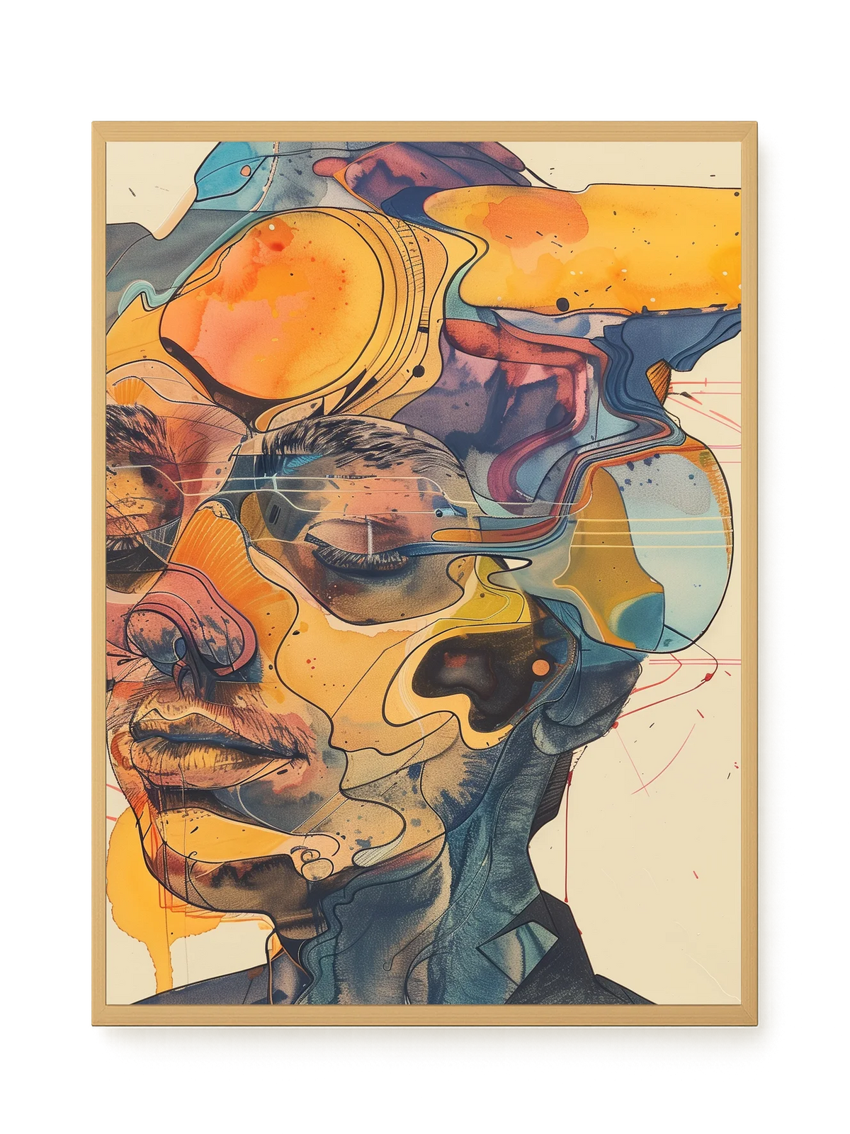 Layered Consciousness Canvas Print