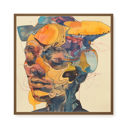 Layered Consciousness Canvas Print