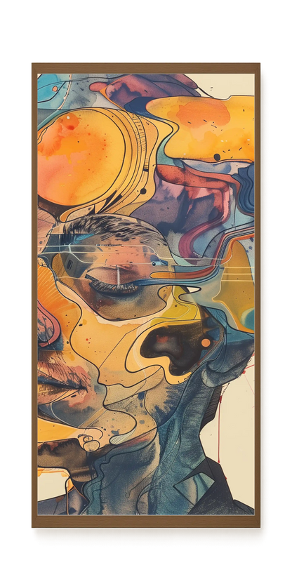 Layered Consciousness Canvas Print