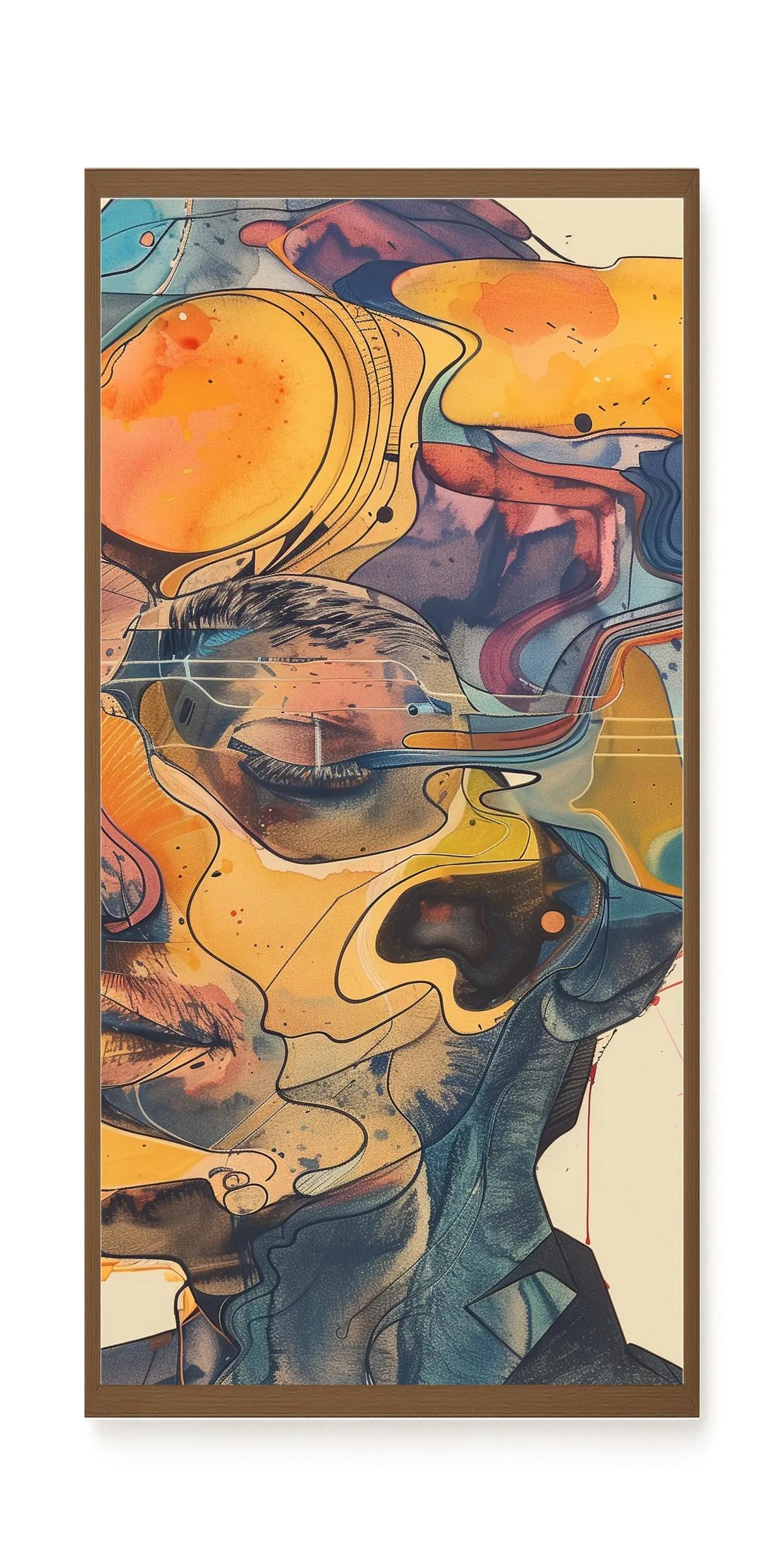 Layered Consciousness Canvas Print