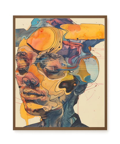 Layered Consciousness Canvas Print