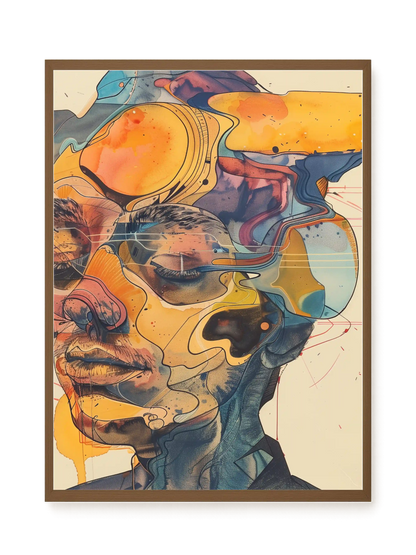 Layered Consciousness Canvas Print