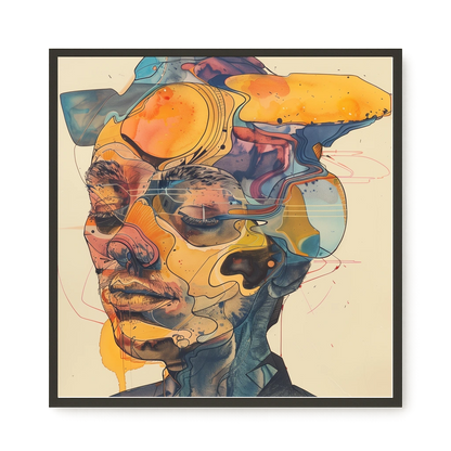 Layered Consciousness Canvas Print