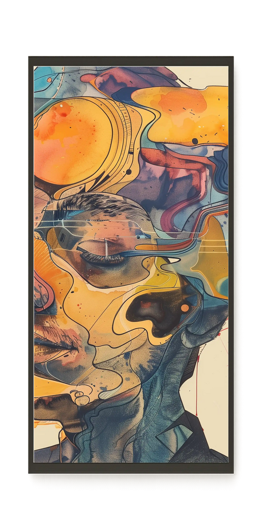 Layered Consciousness Canvas Print