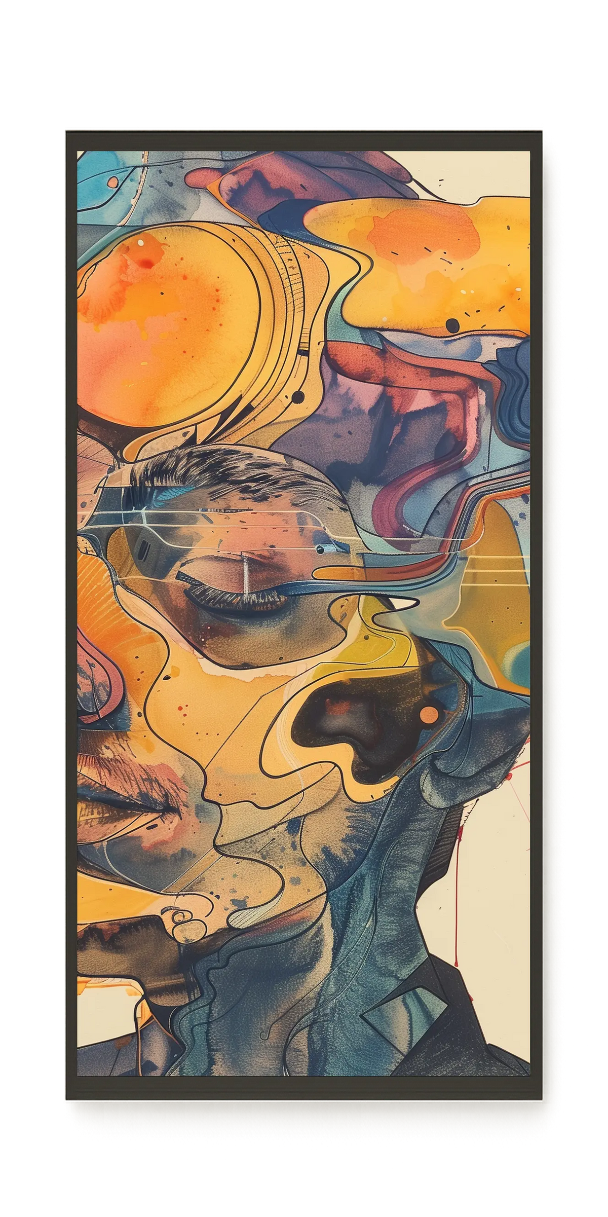 Layered Consciousness Canvas Print