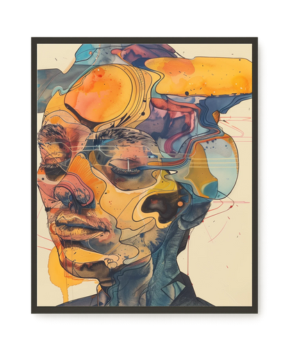 Layered Consciousness Canvas Print