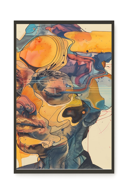 Layered Consciousness Canvas Print