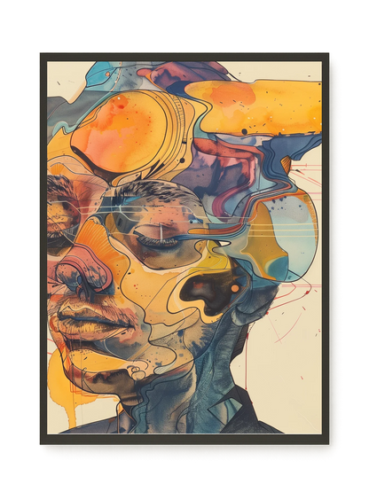 Layered Consciousness Canvas Print