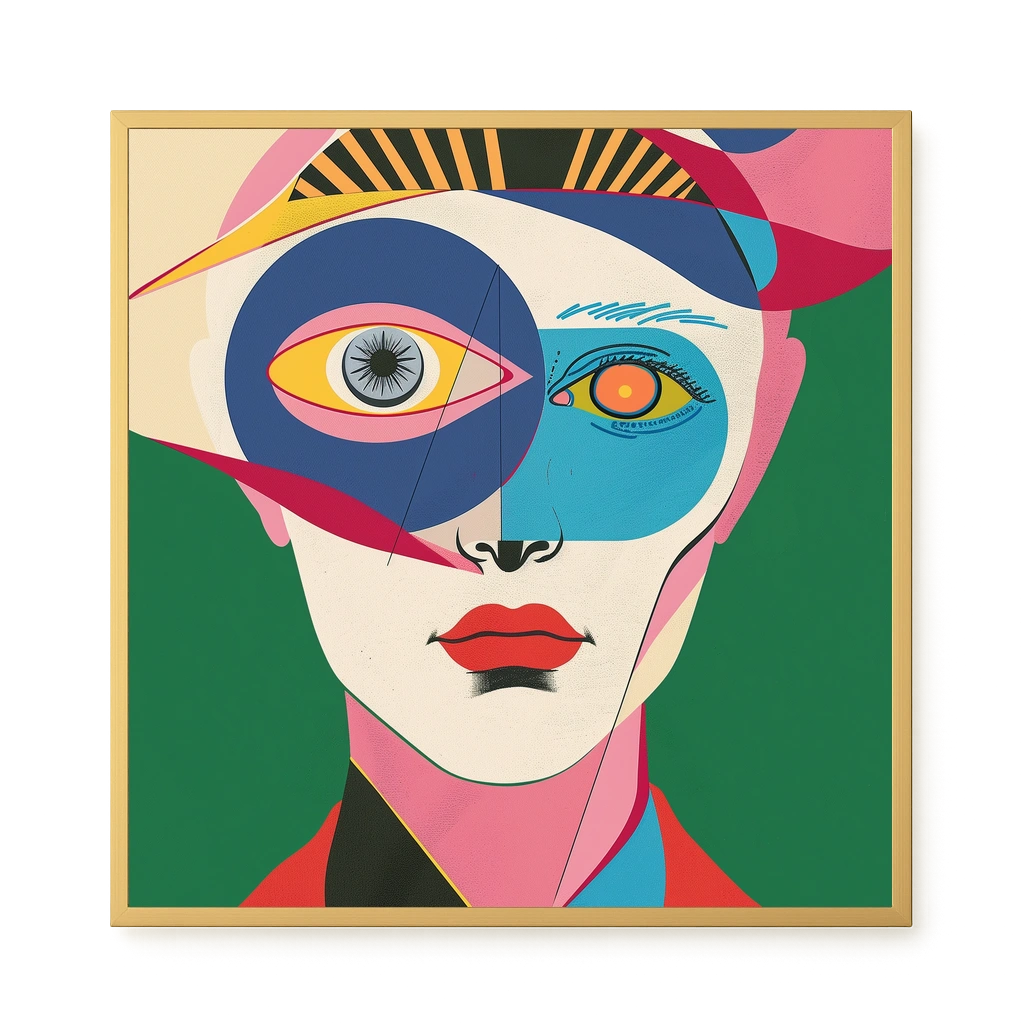 Fragmented Persona Canvas Print