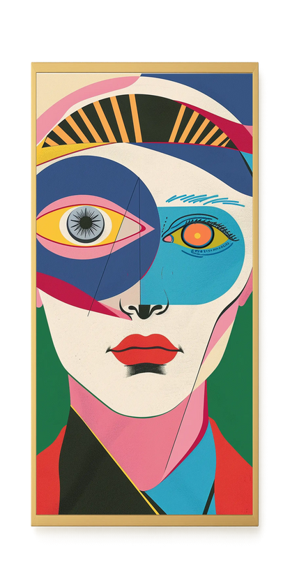 Fragmented Persona Canvas Print