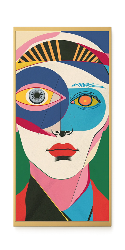 Fragmented Persona Canvas Print