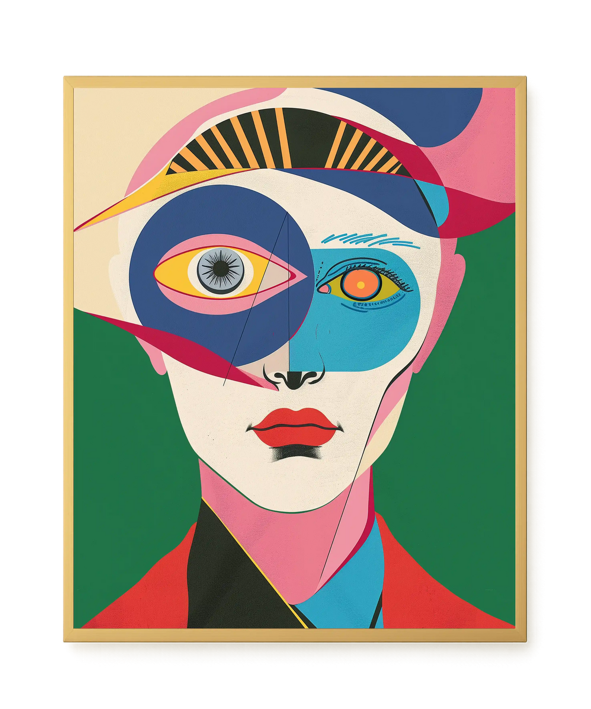 Fragmented Persona Canvas Print