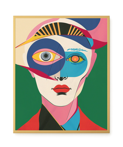 Fragmented Persona Canvas Print
