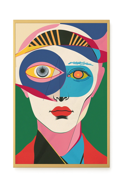 Fragmented Persona Canvas Print