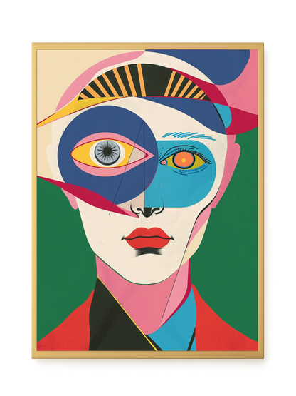 Fragmented Persona Canvas Print