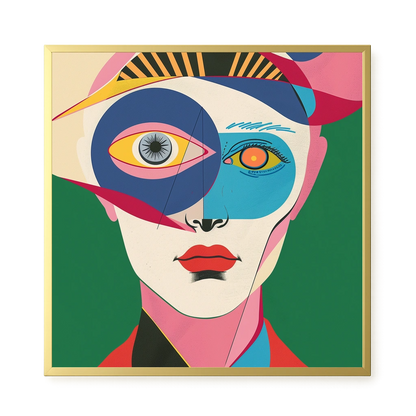 Fragmented Persona Canvas Print
