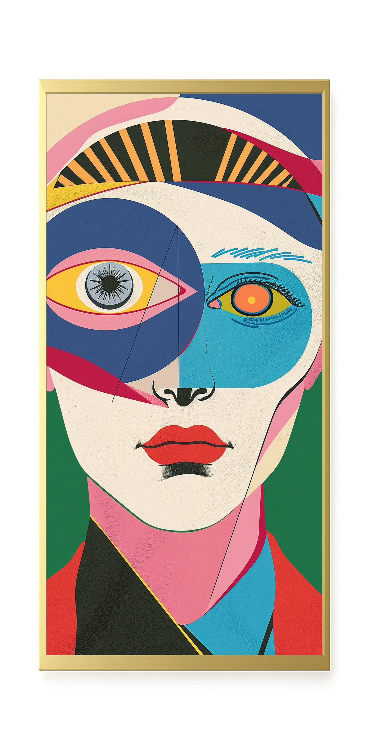 Fragmented Persona Canvas Print