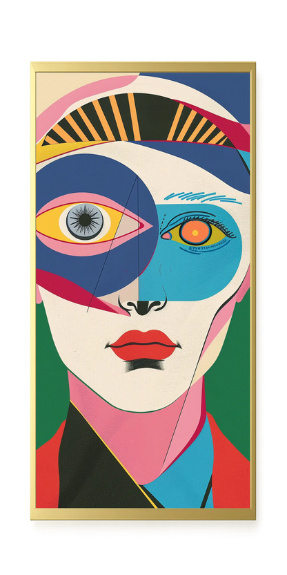 Fragmented Persona Canvas Print