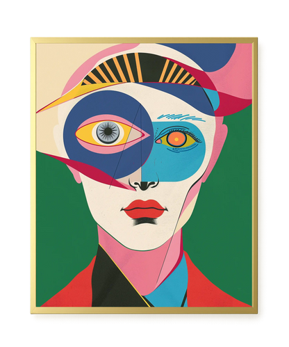 Fragmented Persona Canvas Print