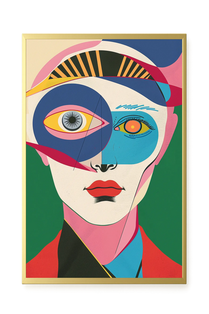 Fragmented Persona Canvas Print