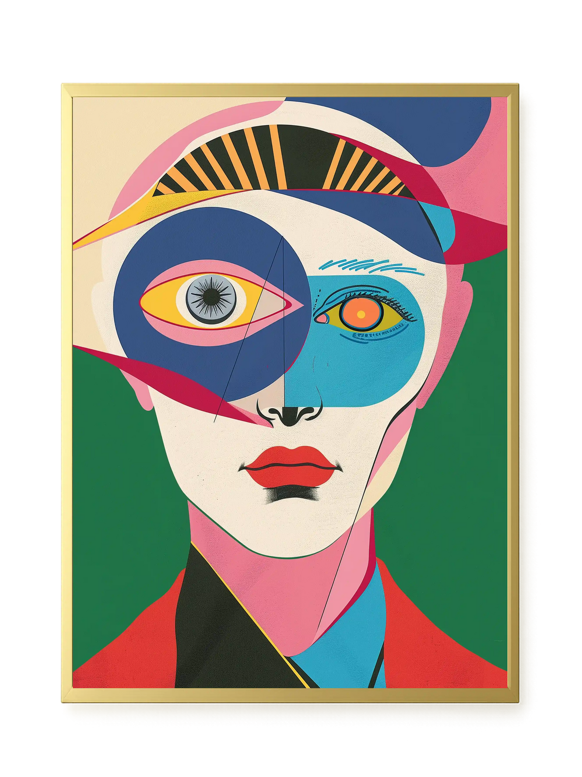 Fragmented Persona Canvas Print