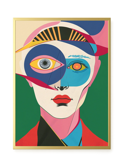 Fragmented Persona Canvas Print