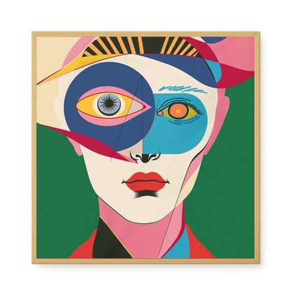 Fragmented Persona Canvas Print