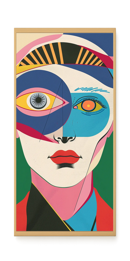 Fragmented Persona Canvas Print