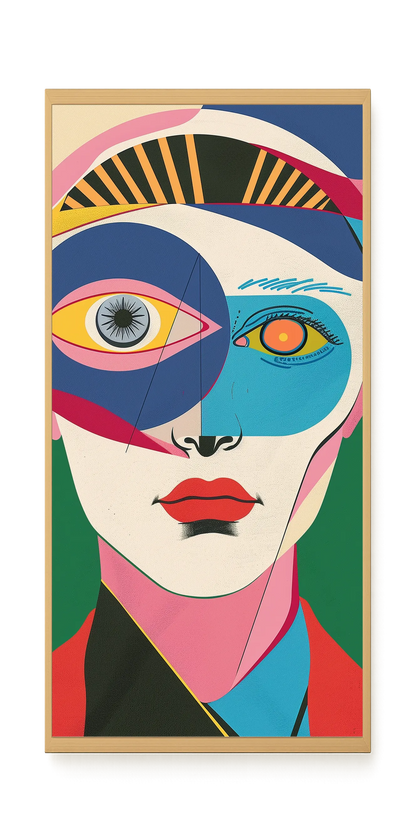 Fragmented Persona Canvas Print
