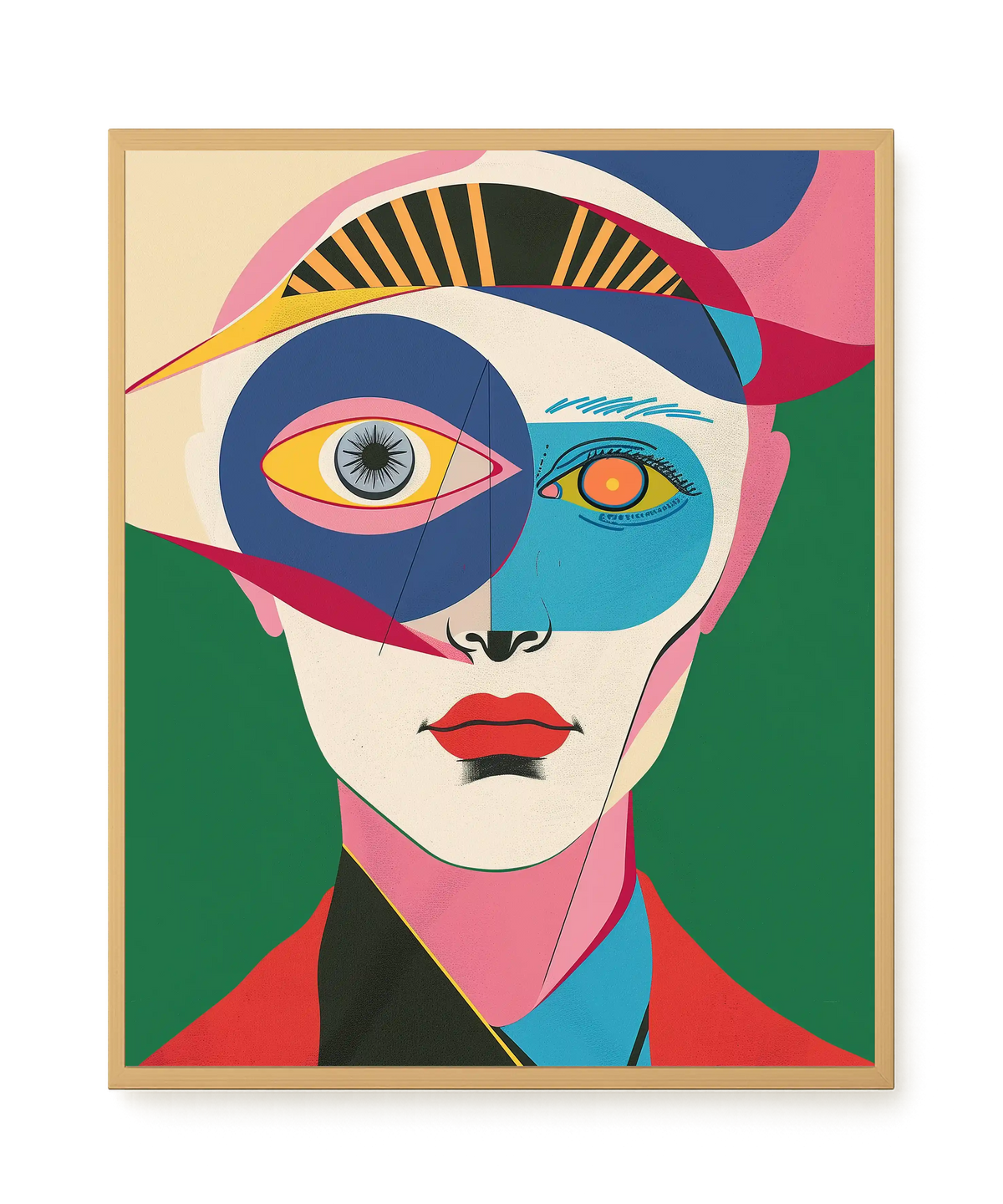 Fragmented Persona Canvas Print