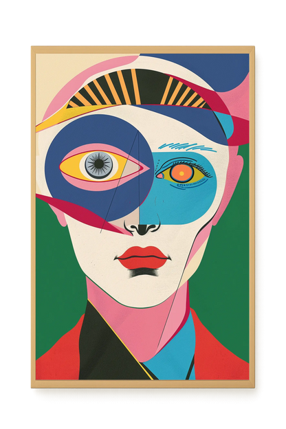 Fragmented Persona Canvas Print