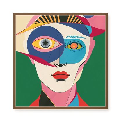 Fragmented Persona Canvas Print