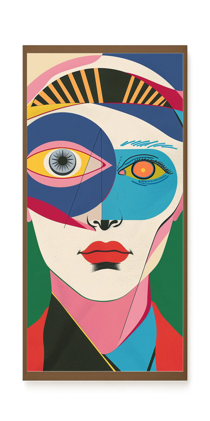 Fragmented Persona Canvas Print