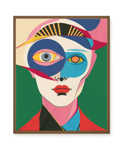 Fragmented Persona Canvas Print