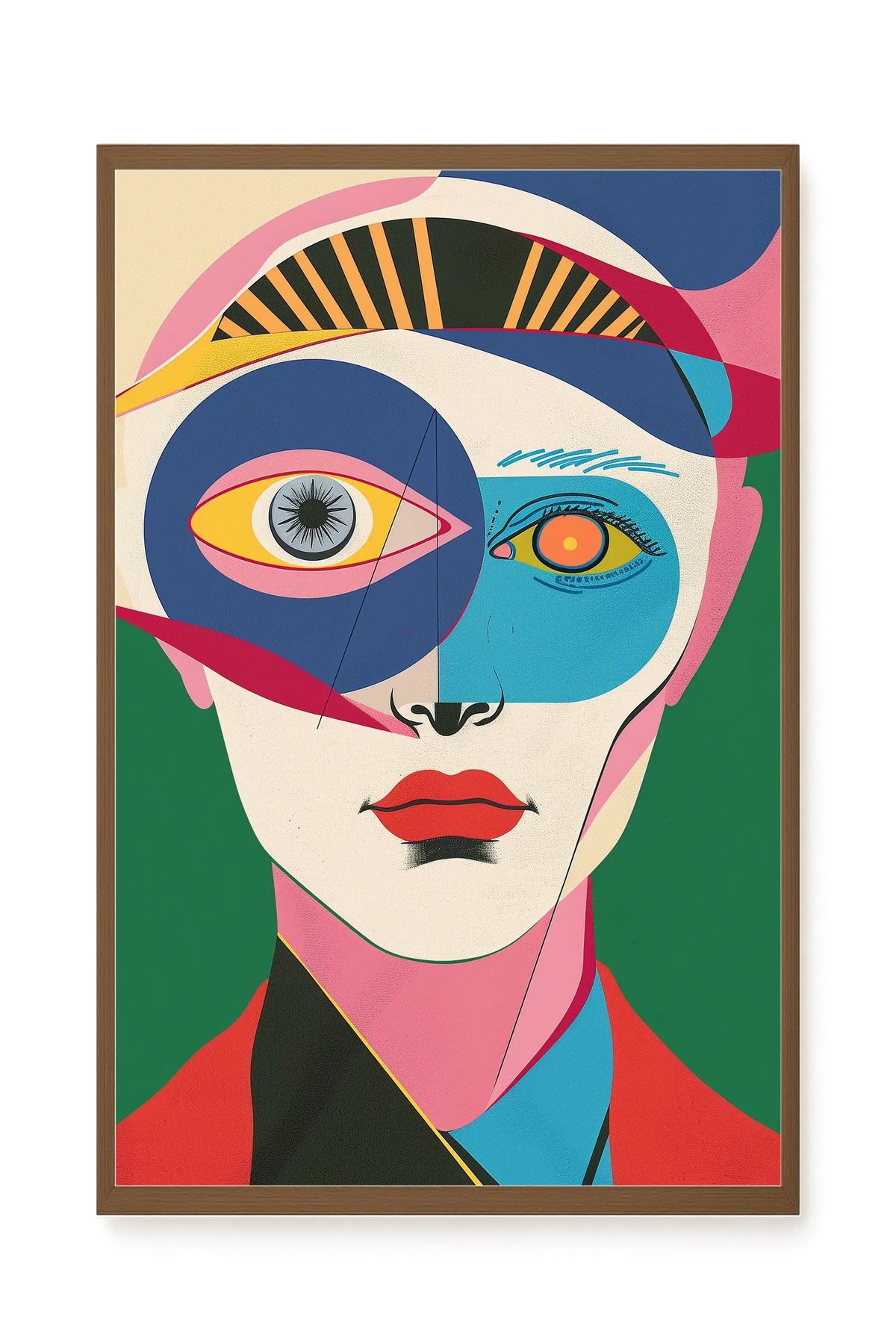 Fragmented Persona Canvas Print
