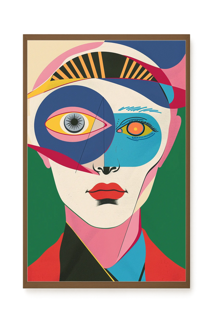 Fragmented Persona Canvas Print