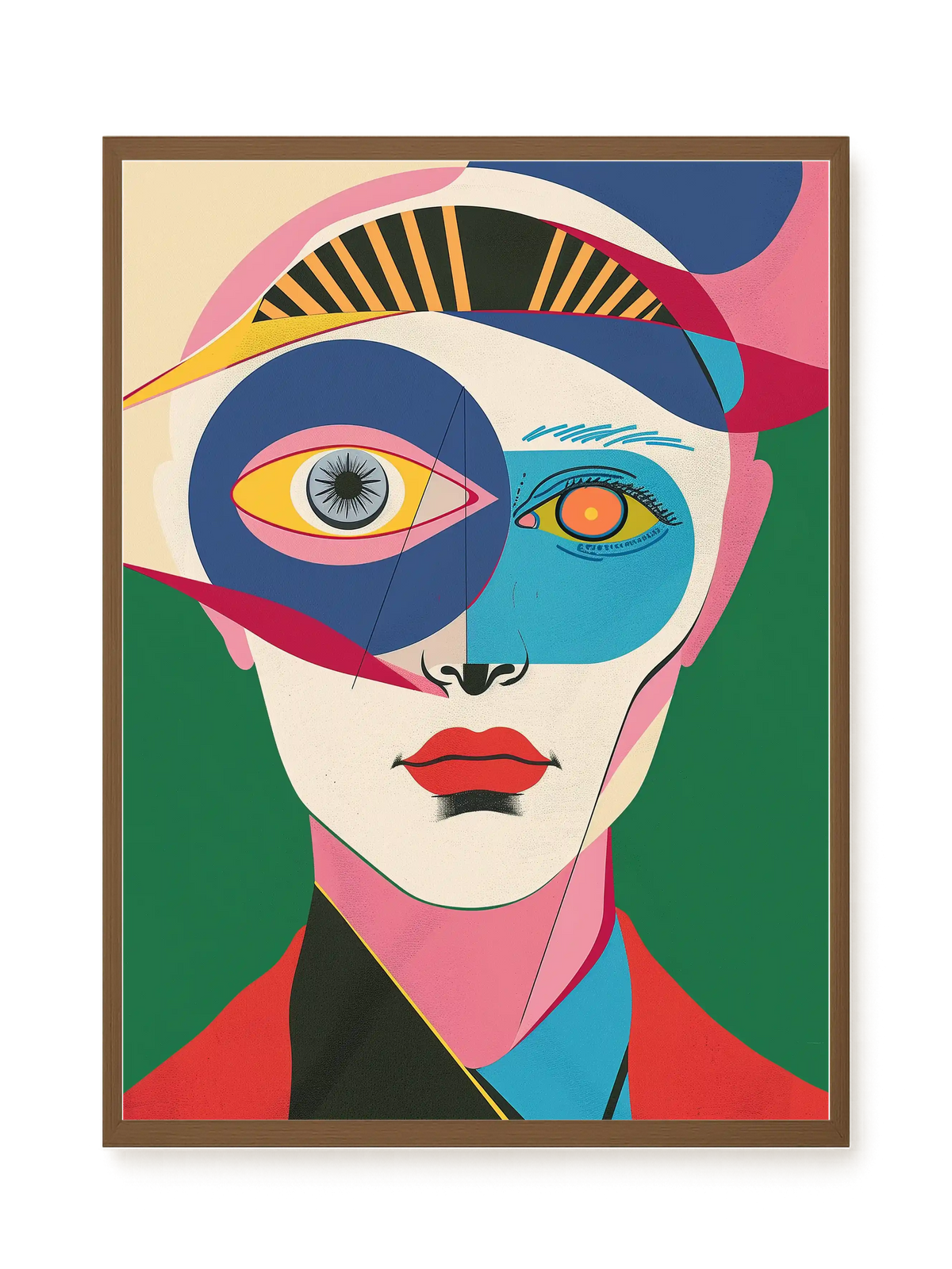 Fragmented Persona Canvas Print