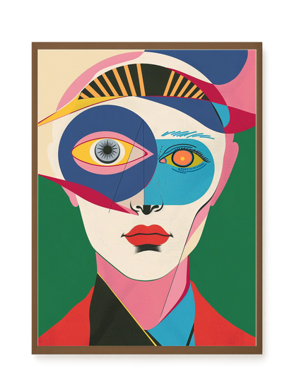 Fragmented Persona Canvas Print