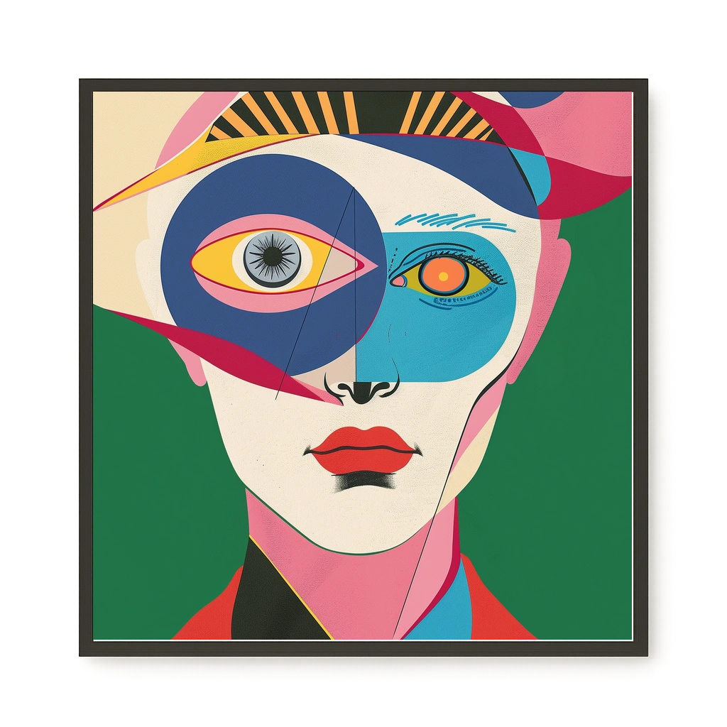 Fragmented Persona Canvas Print