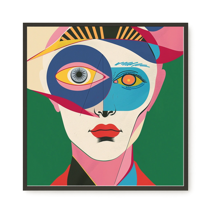 Fragmented Persona Canvas Print