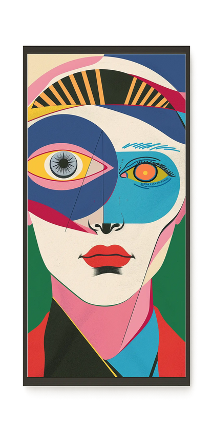 Fragmented Persona Canvas Print