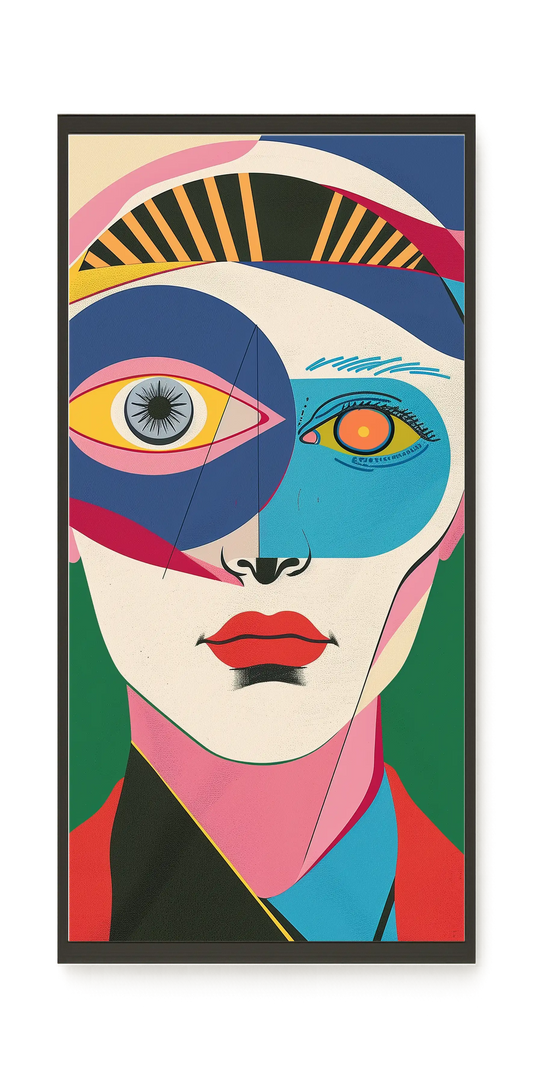 Fragmented Persona Canvas Print