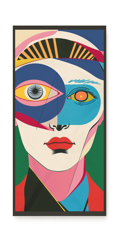 Fragmented Persona Canvas Print