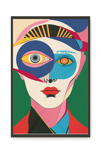 Fragmented Persona Canvas Print