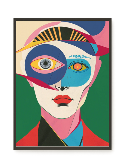Fragmented Persona Canvas Print