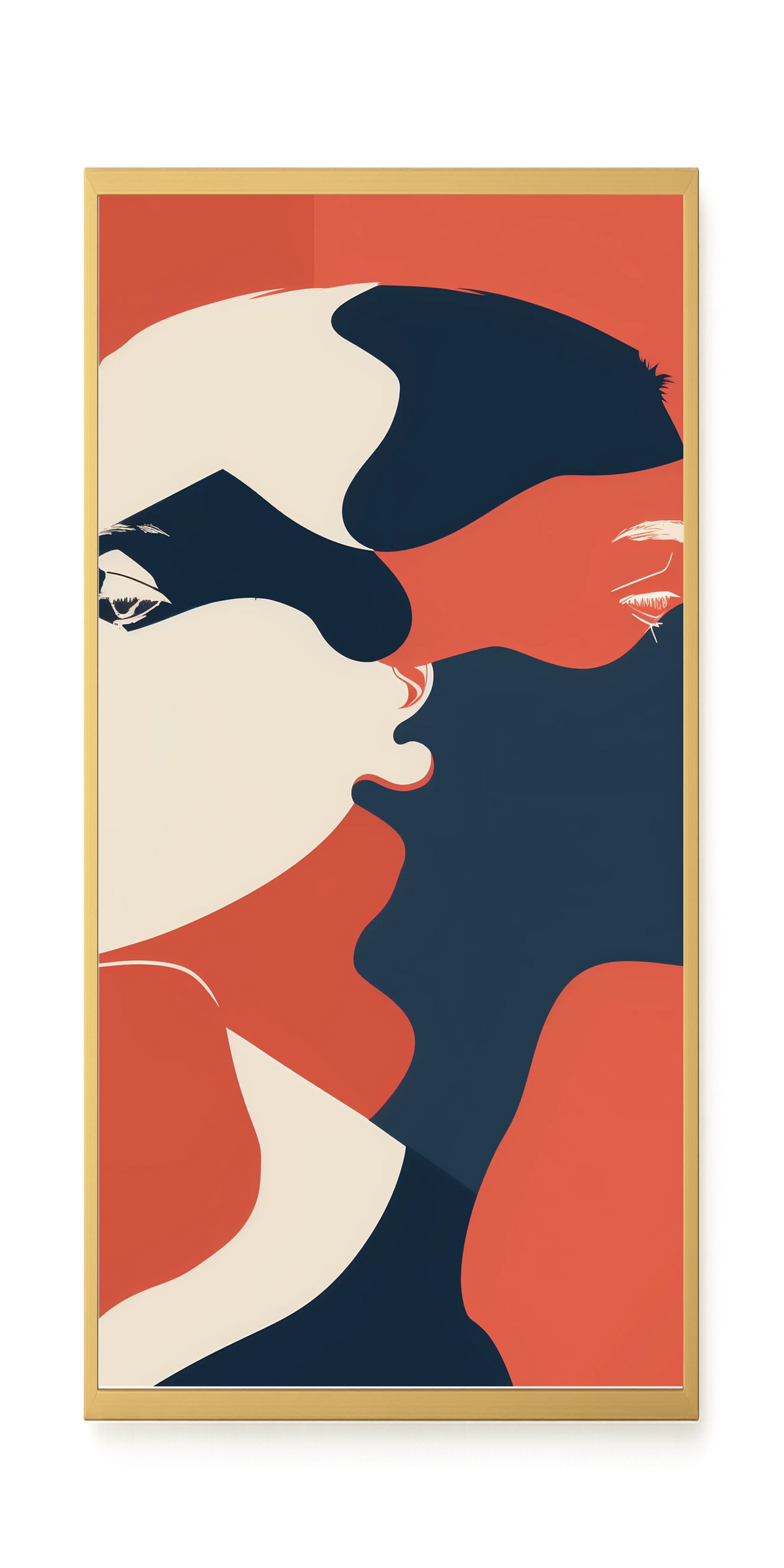 Dialogue of Shapes Canvas Print