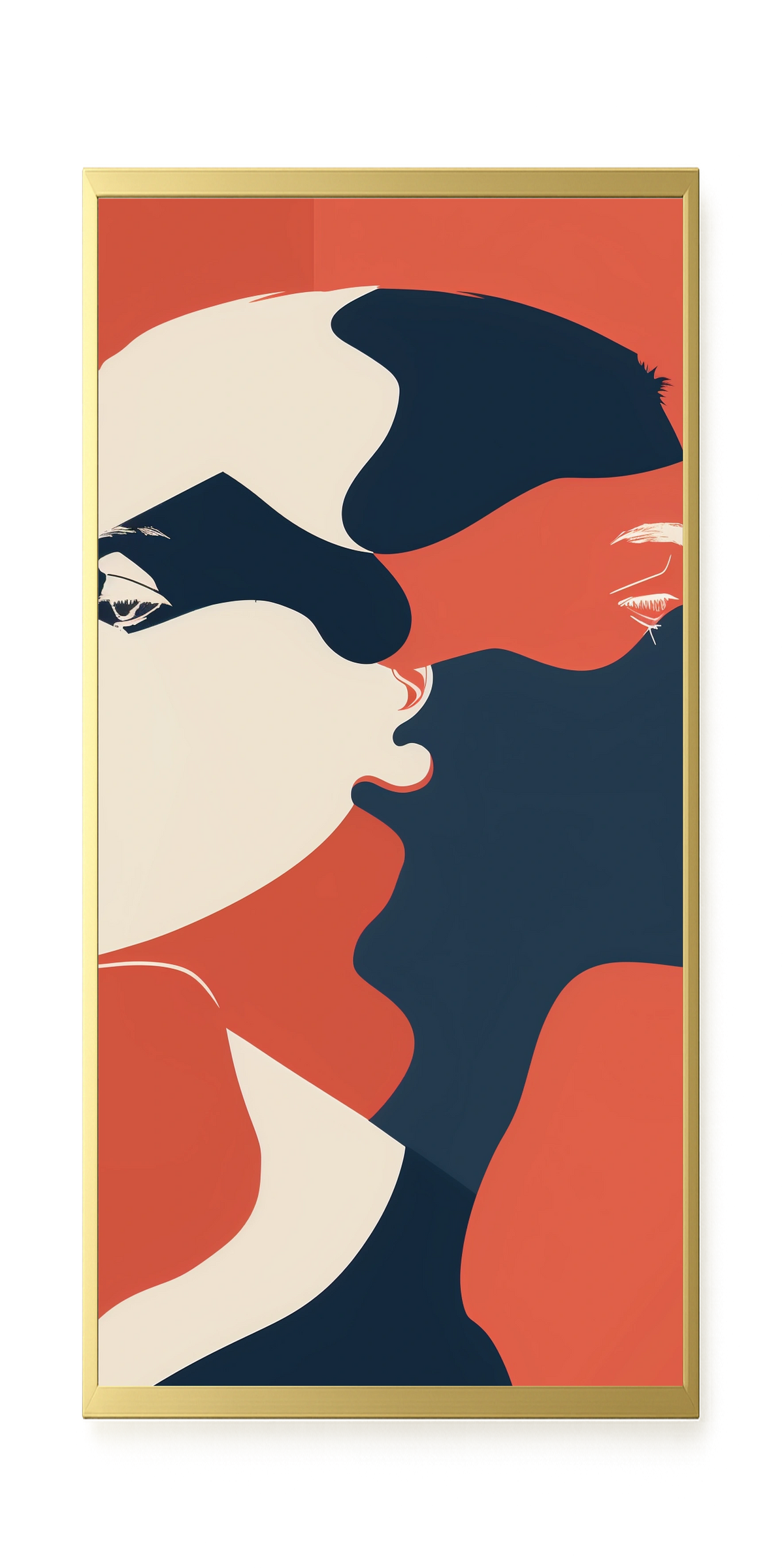 Dialogue of Shapes Canvas Print