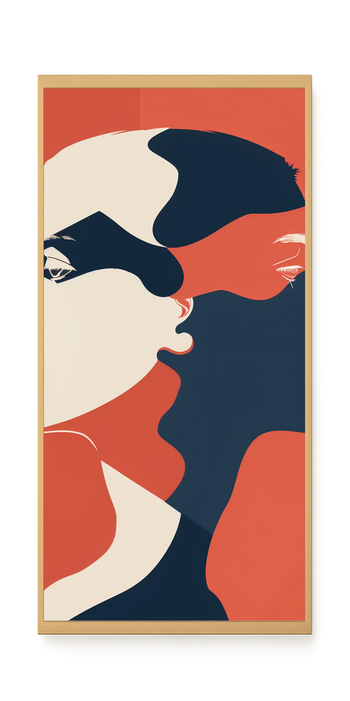 Dialogue of Shapes Canvas Print