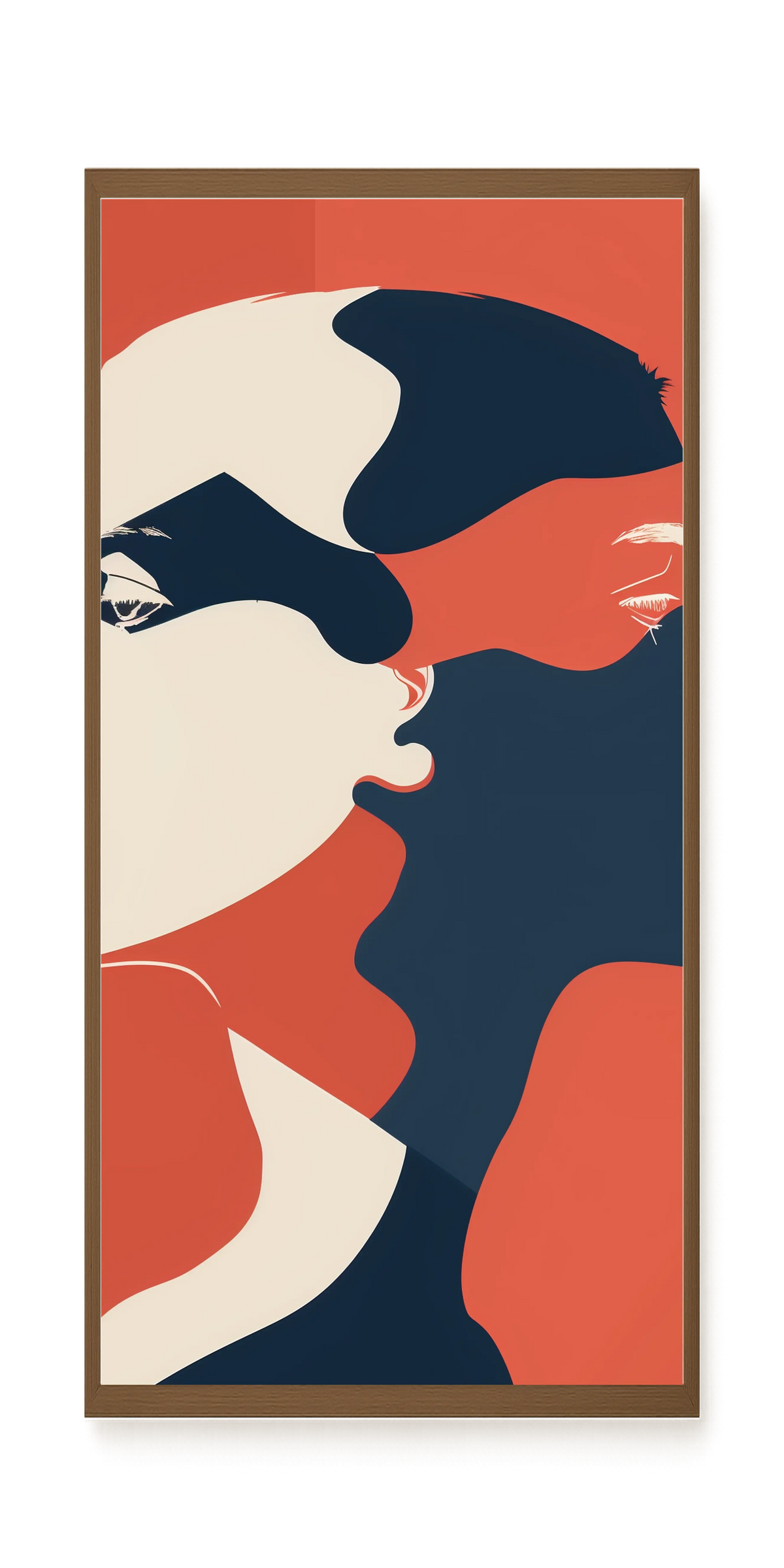 Dialogue of Shapes Canvas Print